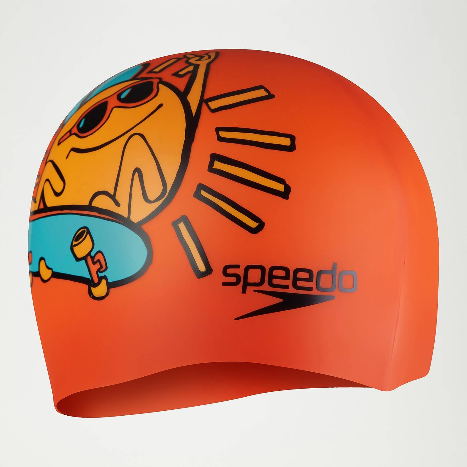 Enfants Speedo Bonnet Junior En Silicone Imprimé Orange Jouets D’éveil – 1