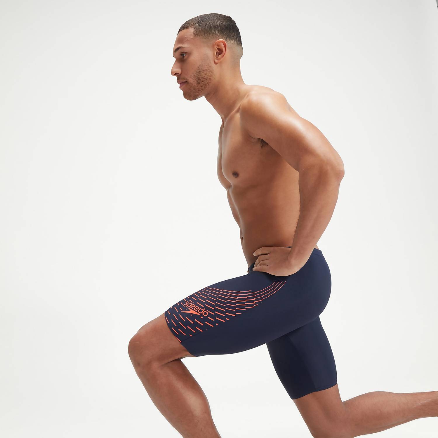 Hommes Shorts Longs Jammer Homme Medley Logo Bleu Marine/Orange Speedo – 2