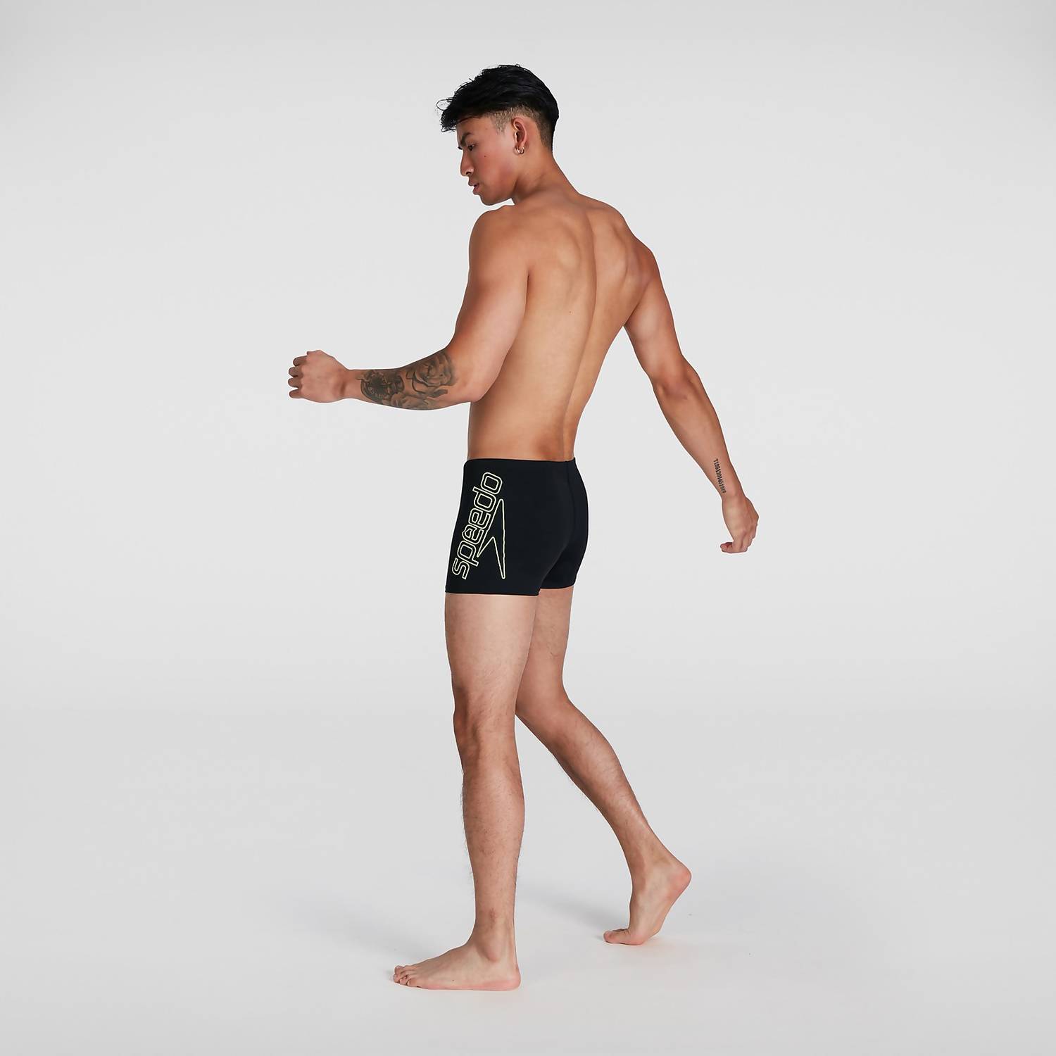 Speedo Aquashorts Hommes Boxer De Bain Homme Boom Logo Placement Noir/Vert – 2